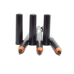 Deluxe 3 PCS of Ultra Fine Eye liner Pencil Lip Eyeliner Set Pick Color + Free ZipBag (1001 Black [3pcs])